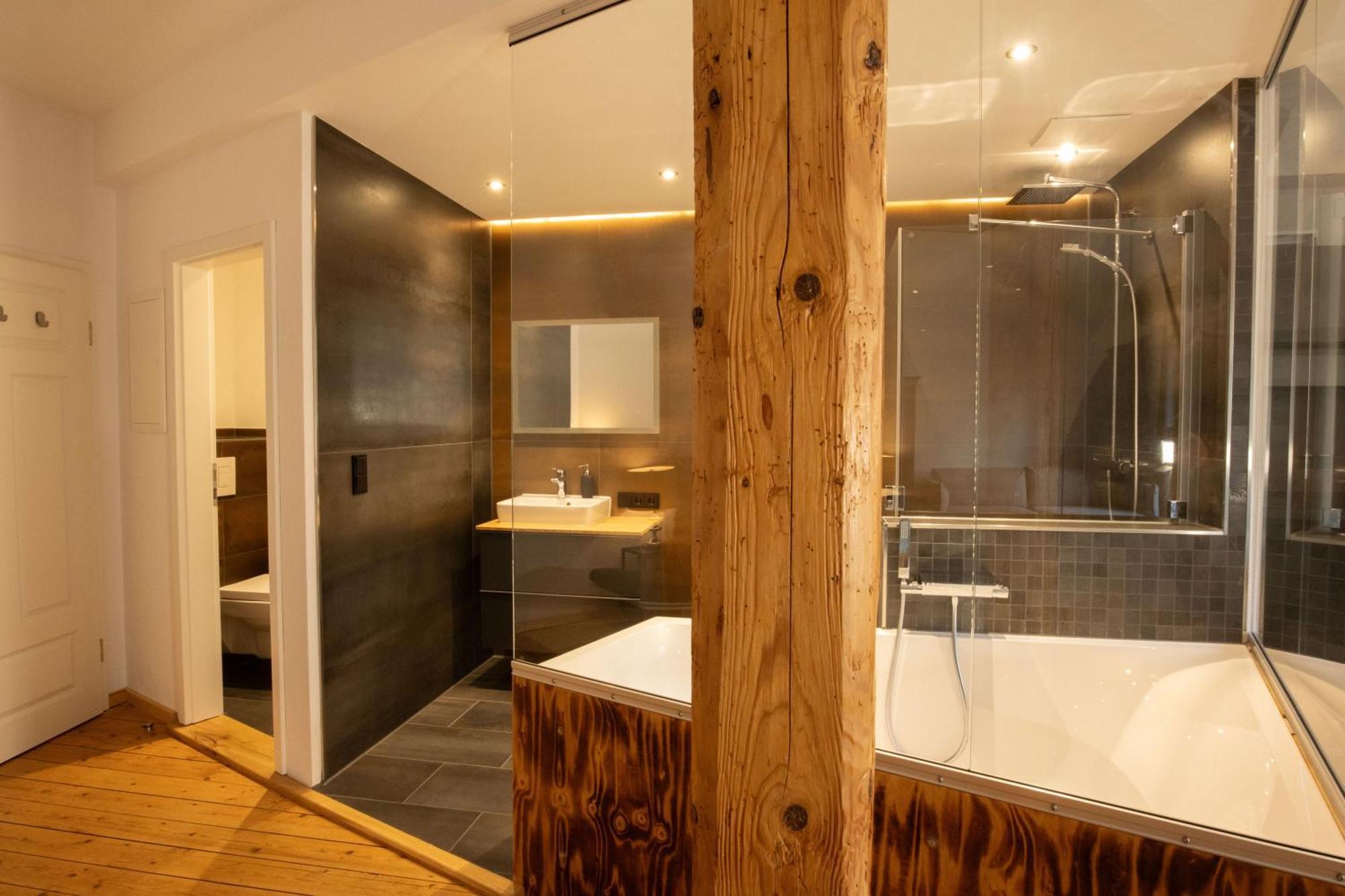 Loft Apartment Mit Grosser Badewanne B Mugeln Zewnętrze zdjęcie