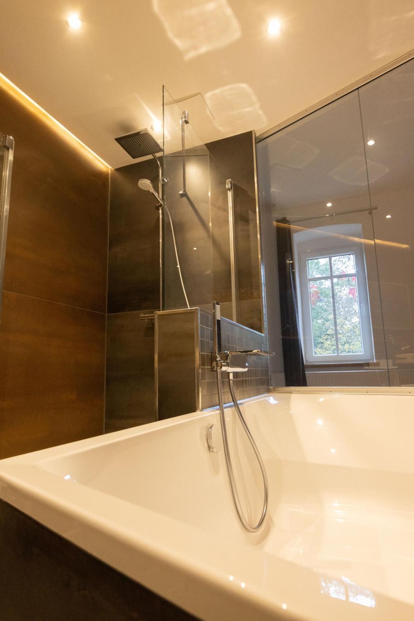 Loft Apartment Mit Grosser Badewanne B Mugeln Zewnętrze zdjęcie