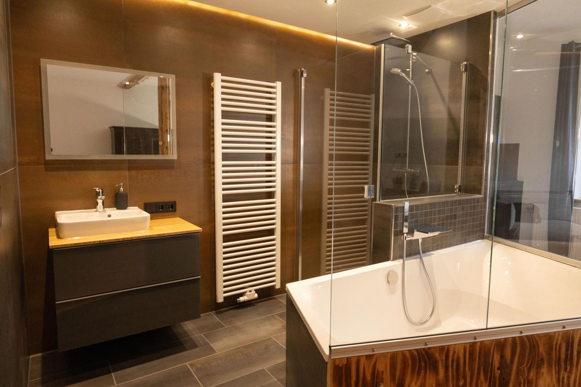 Loft Apartment Mit Grosser Badewanne B Mugeln Zewnętrze zdjęcie